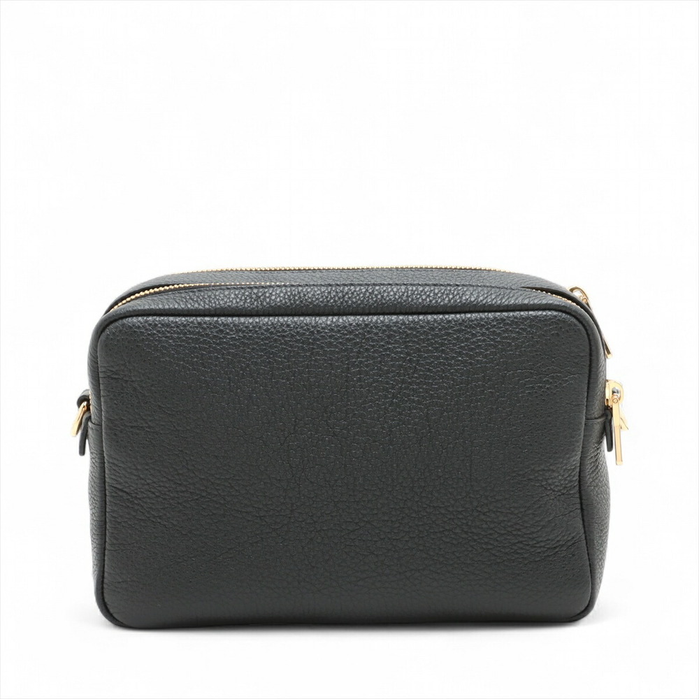Prada Black Bag Dino Shoulder Vitello Leather